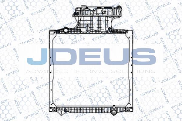 Jdeus M-115014A - Radiators, Motora dzesēšanas sistēma autodraugiem.lv