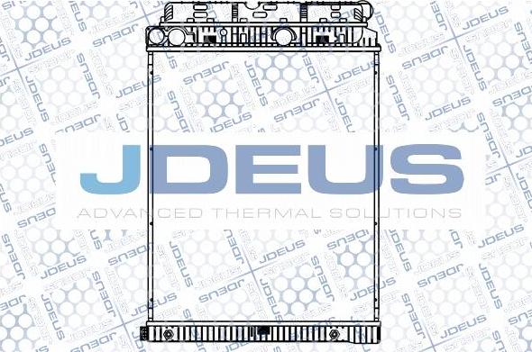 Jdeus M-117008A - Radiators, Motora dzesēšanas sistēma autodraugiem.lv