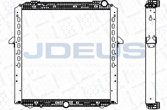 Jdeus M-1171150 - Radiators, Motora dzesēšanas sistēma autodraugiem.lv