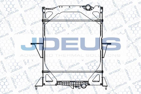 Jdeus M-1310120 - Radiators, Motora dzesēšanas sistēma autodraugiem.lv