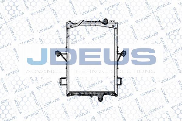 Jdeus M-1310350 - Radiators, Motora dzesēšanas sistēma autodraugiem.lv