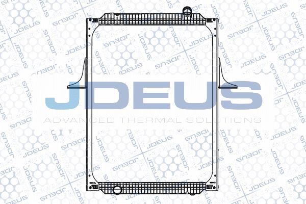 Jdeus M-1230140 - Radiators, Motora dzesēšanas sistēma autodraugiem.lv