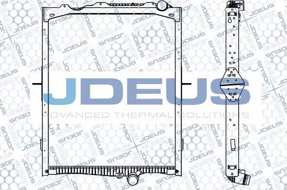 Jdeus M-123132A - Radiators, Motora dzesēšanas sistēma autodraugiem.lv