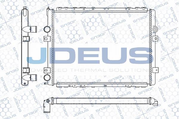 Jdeus M-123123A - Radiators, Motora dzesēšanas sistēma autodraugiem.lv