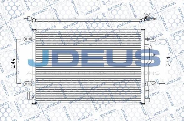 Jdeus M-7010240 - Kondensators, Gaisa kond. sistēma autodraugiem.lv