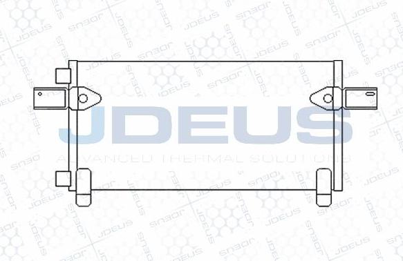 Jdeus M-7150100 - Kondensators, Gaisa kond. sistēma autodraugiem.lv