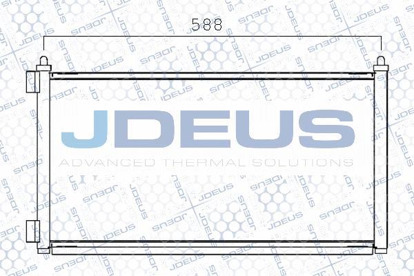 Jdeus M-7110930 - Kondensators, Gaisa kond. sistēma autodraugiem.lv