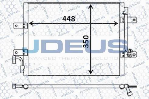 Jdeus M-7110650 - Kondensators, Gaisa kond. sistēma autodraugiem.lv