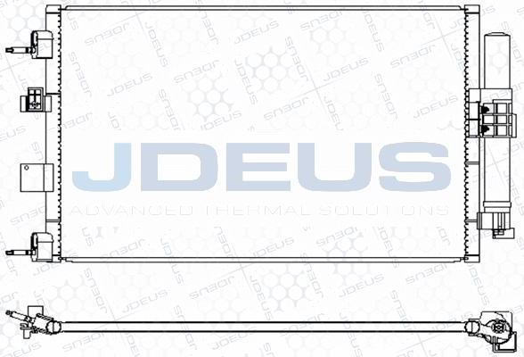 Jdeus M-7120680 - Kondensators, Gaisa kond. sistēma autodraugiem.lv