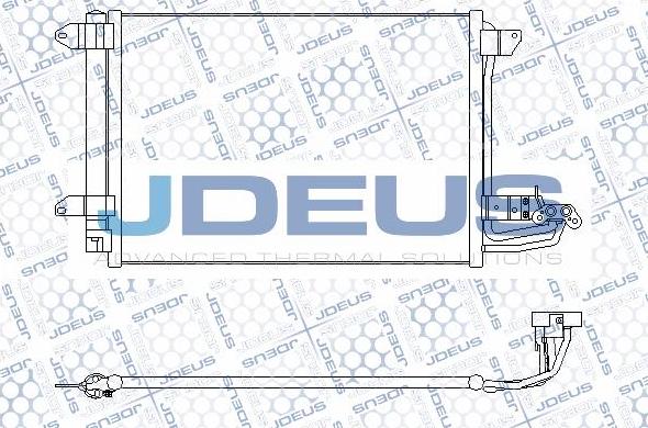 Jdeus M-7300480 - Kondensators, Gaisa kond. sistēma autodraugiem.lv