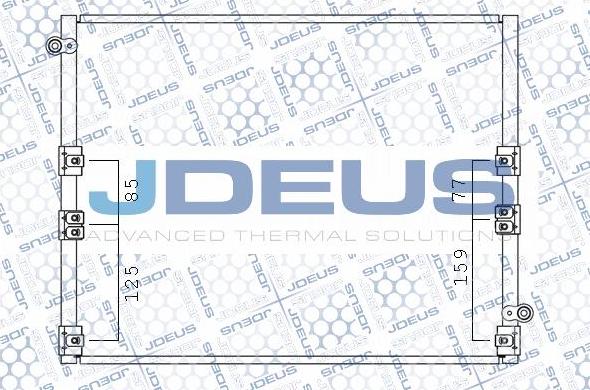 Jdeus M-7280440 - Kondensators, Gaisa kond. sistēma autodraugiem.lv