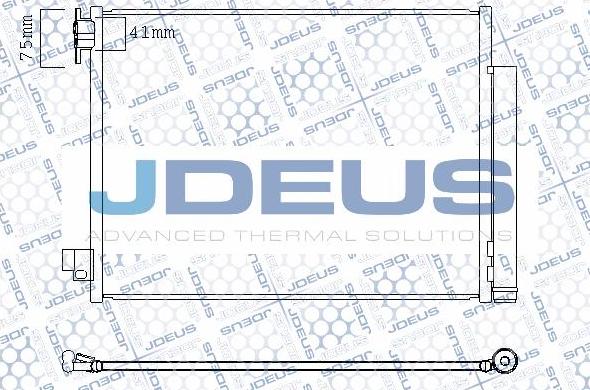 Jdeus M-7750030 - Kondensators, Gaisa kond. sistēma autodraugiem.lv