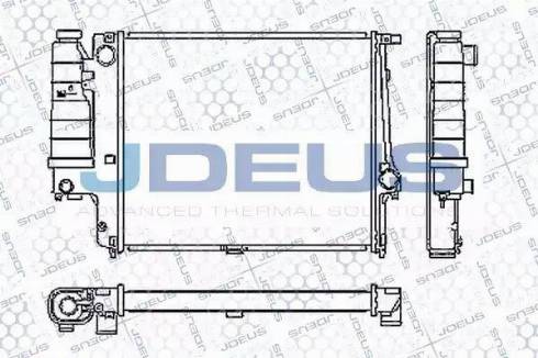 Jdeus RA0050490 - Radiators, Motora dzesēšanas sistēma autodraugiem.lv