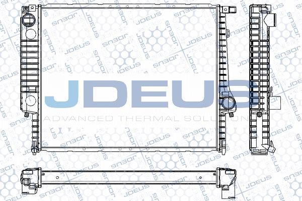 Jdeus RA0050440 - Radiators, Motora dzesēšanas sistēma autodraugiem.lv