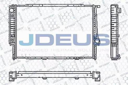 Jdeus RA0050460 - Radiators, Motora dzesēšanas sistēma autodraugiem.lv