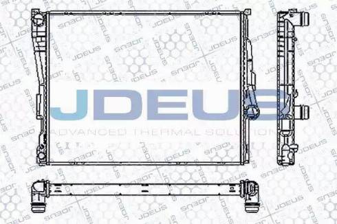 Jdeus RA0050540 - Radiators, Motora dzesēšanas sistēma autodraugiem.lv