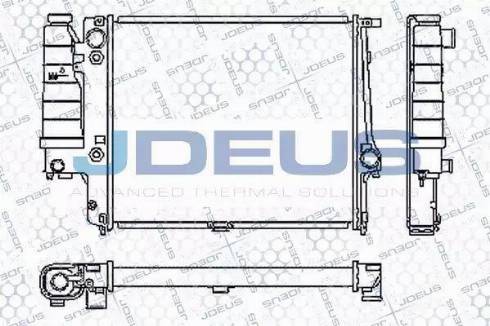 Jdeus RA0050500 - Radiators, Motora dzesēšanas sistēma autodraugiem.lv