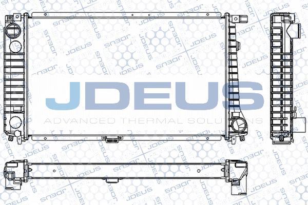 Jdeus RA0050510 - Radiators, Motora dzesēšanas sistēma autodraugiem.lv