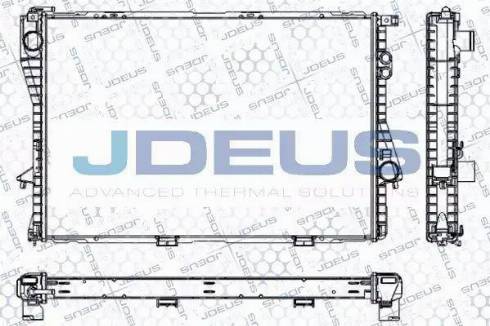 Jdeus RA0050530 - Radiators, Motora dzesēšanas sistēma autodraugiem.lv