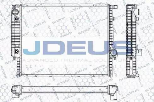 Jdeus RA0050040 - Radiators, Motora dzesēšanas sistēma autodraugiem.lv