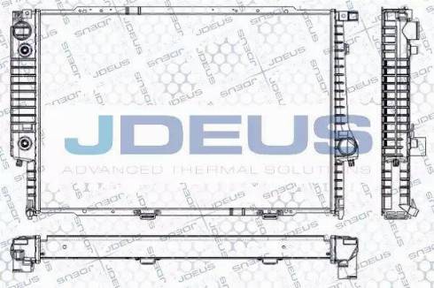 Jdeus RA0050070 - Radiators, Motora dzesēšanas sistēma autodraugiem.lv