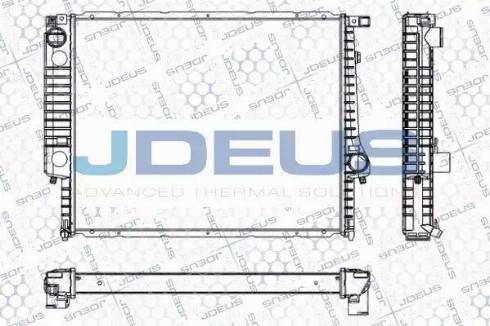 Jdeus RA0050150 - Radiators, Motora dzesēšanas sistēma autodraugiem.lv