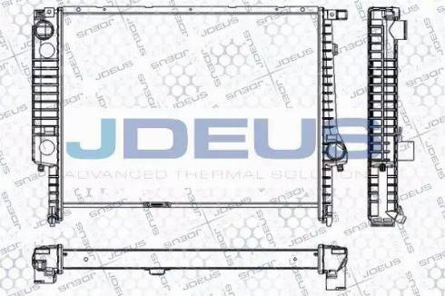 Jdeus RA0050160 - Radiators, Motora dzesēšanas sistēma autodraugiem.lv