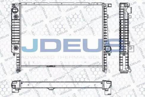 Jdeus RA0050170 - Radiators, Motora dzesēšanas sistēma autodraugiem.lv
