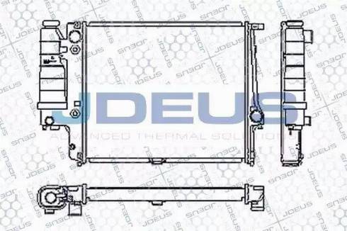 Jdeus RA0050390 - Radiators, Motora dzesēšanas sistēma autodraugiem.lv