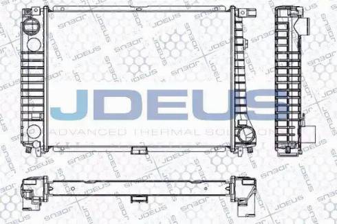 Jdeus RA0050350 - Radiators, Motora dzesēšanas sistēma autodraugiem.lv