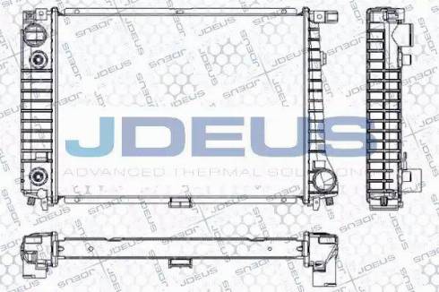 Jdeus RA0050360 - Radiators, Motora dzesēšanas sistēma autodraugiem.lv