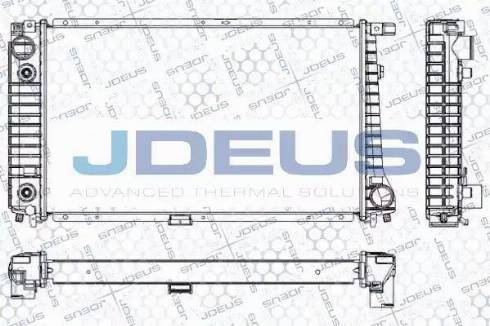 Jdeus RA0050380 - Radiators, Motora dzesēšanas sistēma autodraugiem.lv