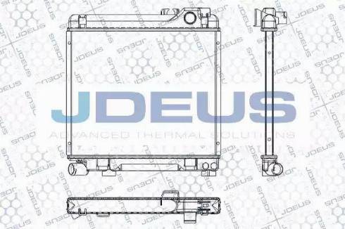 Jdeus RA0050330 - Radiators, Motora dzesēšanas sistēma autodraugiem.lv