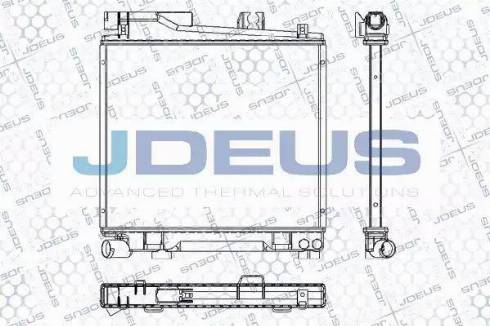 Jdeus RA0050320 - Radiators, Motora dzesēšanas sistēma autodraugiem.lv