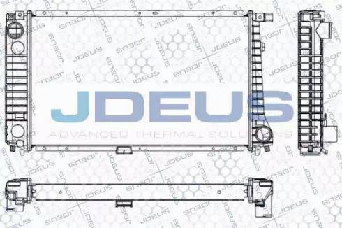 Jdeus RA0050370 - Radiators, Motora dzesēšanas sistēma autodraugiem.lv