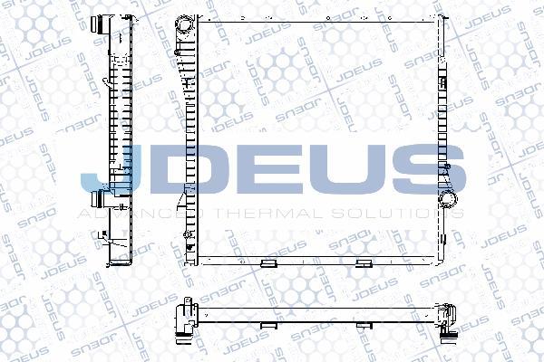 Jdeus RA0050710 - Radiators, Motora dzesēšanas sistēma autodraugiem.lv