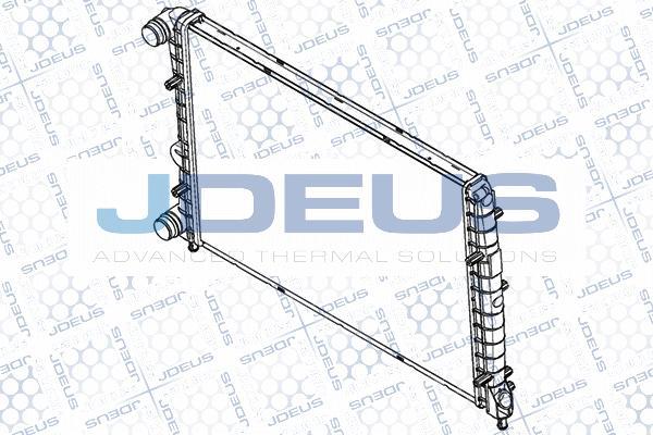 Jdeus RA0000080 - Radiators, Motora dzesēšanas sistēma autodraugiem.lv