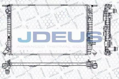 Jdeus RA0010440 - Radiators, Motora dzesēšanas sistēma autodraugiem.lv