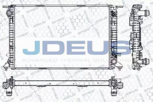 Jdeus RA0010460 - Radiators, Motora dzesēšanas sistēma autodraugiem.lv