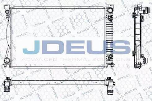 Jdeus RA0010420 - Radiators, Motora dzesēšanas sistēma autodraugiem.lv