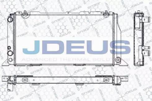 Jdeus RA0010090 - Radiators, Motora dzesēšanas sistēma autodraugiem.lv