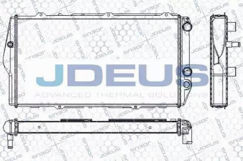 Jdeus RA0010040 - Radiators, Motora dzesēšanas sistēma autodraugiem.lv