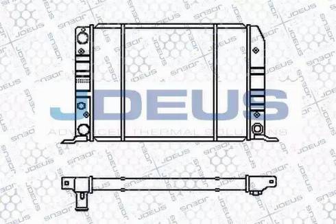 Jdeus RA0010060 - Radiators, Motora dzesēšanas sistēma autodraugiem.lv