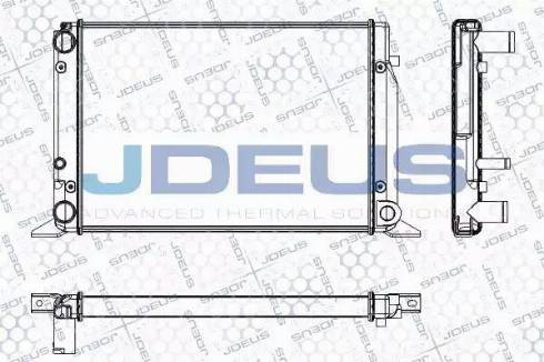 Jdeus RA0010061 - Radiators, Motora dzesēšanas sistēma autodraugiem.lv