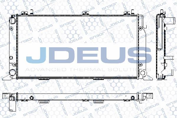 Jdeus RA0010021 - Radiators, Motora dzesēšanas sistēma autodraugiem.lv