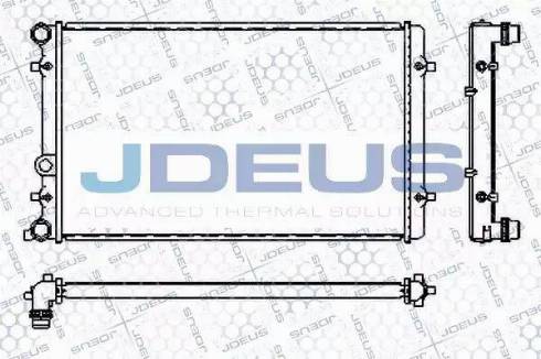 Jdeus RA0010190 - Radiators, Motora dzesēšanas sistēma autodraugiem.lv