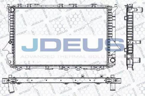 Jdeus RA0010140 - Radiators, Motora dzesēšanas sistēma autodraugiem.lv