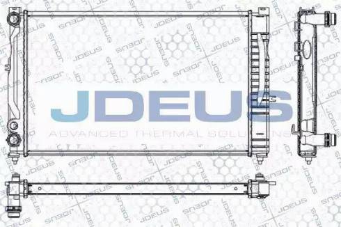 Jdeus RA0010160 - Radiators, Motora dzesēšanas sistēma autodraugiem.lv