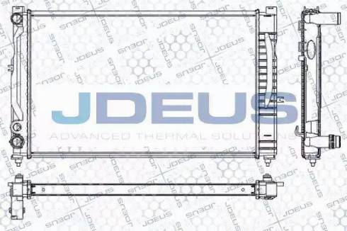 Jdeus RA0010180 - Radiators, Motora dzesēšanas sistēma autodraugiem.lv