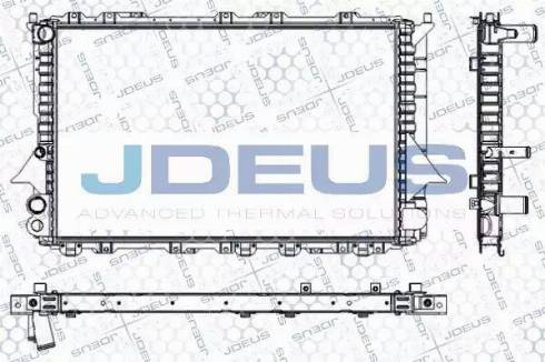Jdeus RA0010130 - Radiators, Motora dzesēšanas sistēma autodraugiem.lv